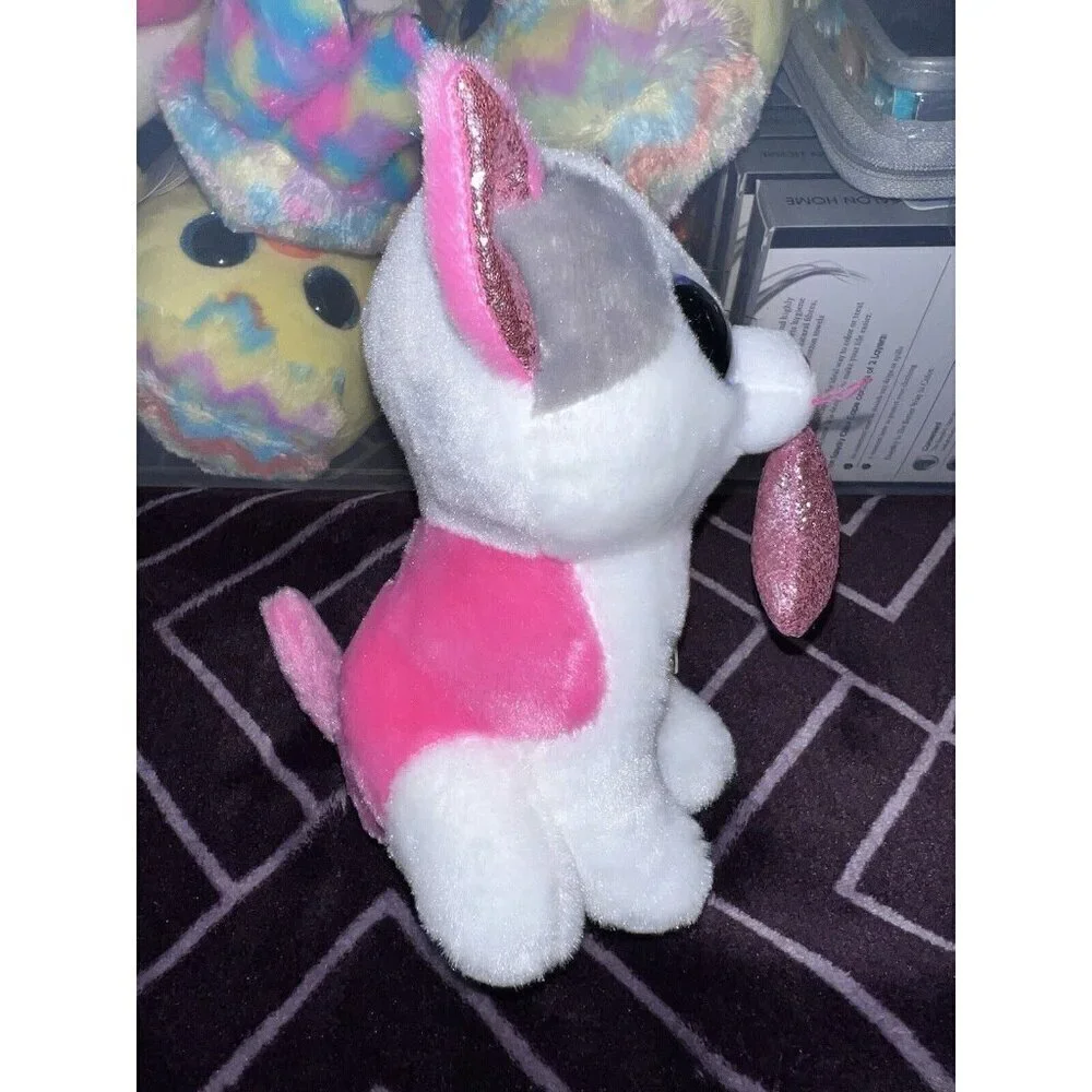 NWT TY Beanie Boos - MILENA the Valentine's Kitty Cat (Glitter Eyes) (6 inch)